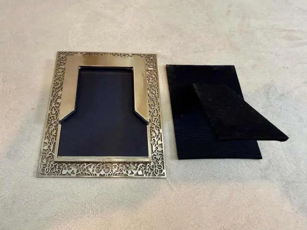 The Jewish Museum Ketubbah Border Inspired Silver-Tone Filigree Picture Frame